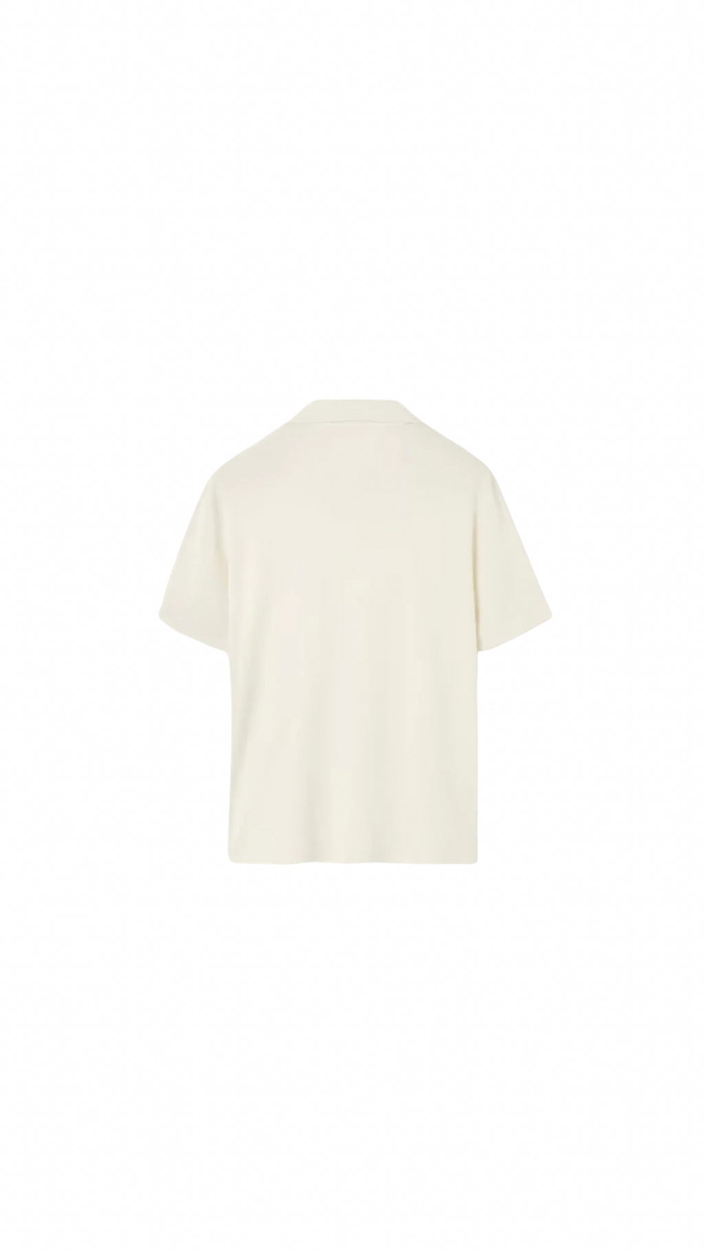 Buttonless Portofino Polo Shirt | White