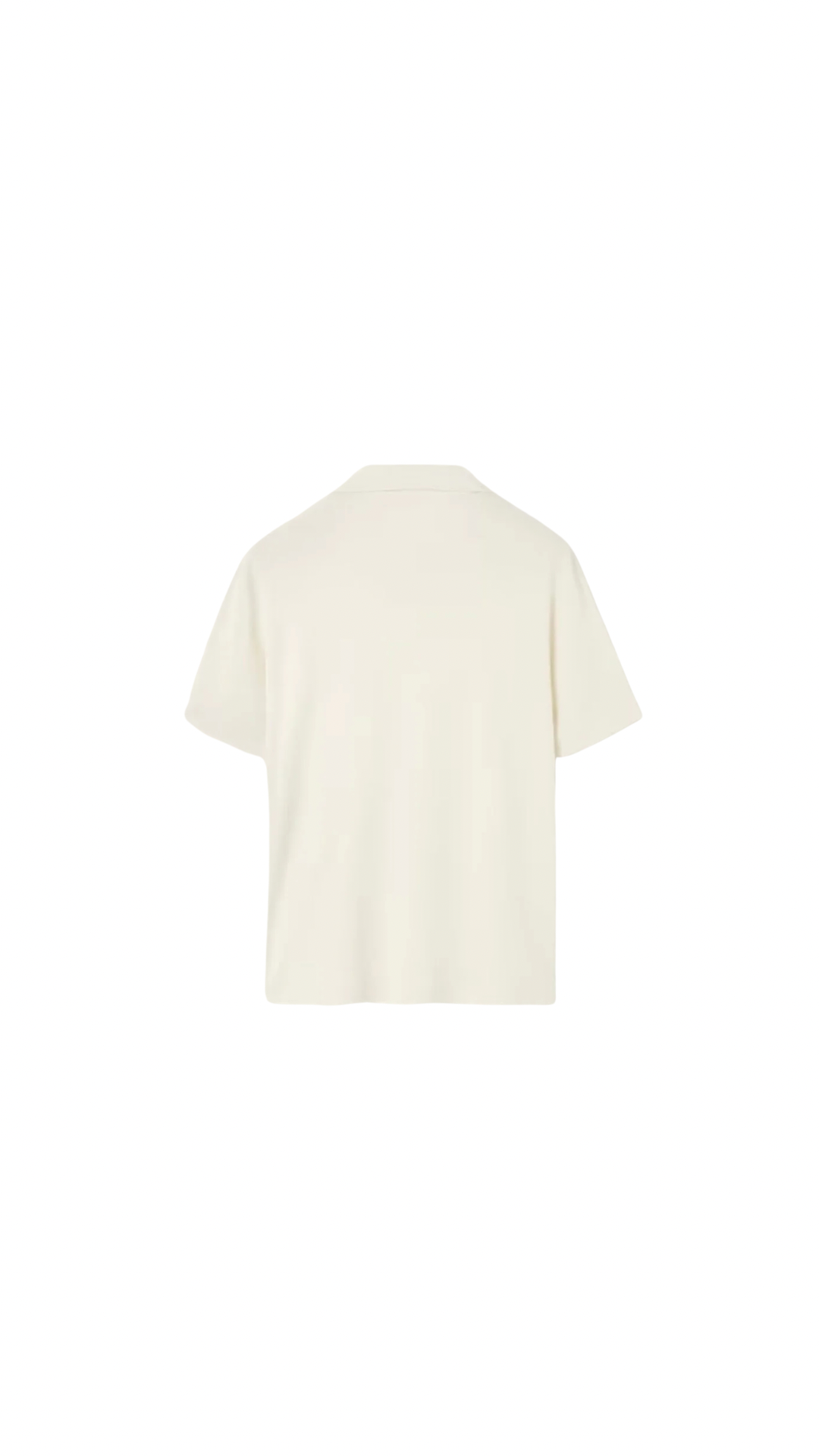 Buttonless Portofino Polo Shirt | White